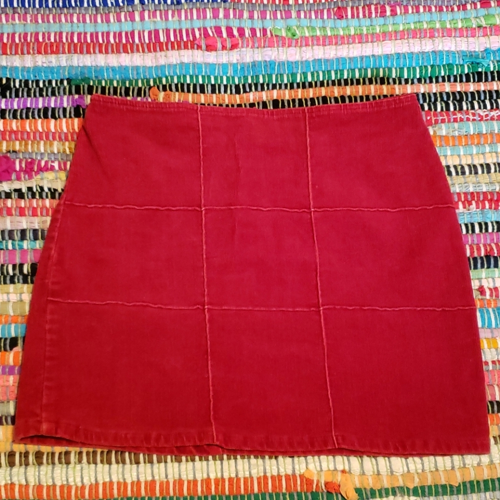 🌻 FOREVER 21 Red Mini Skirt Small
